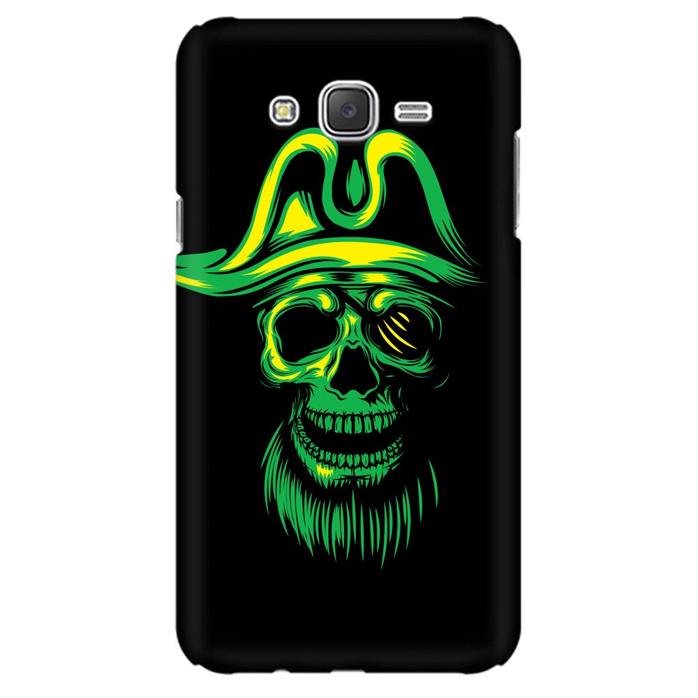 Husa silicon pentru Samsung Galaxy J1 2016, Pirate Skull