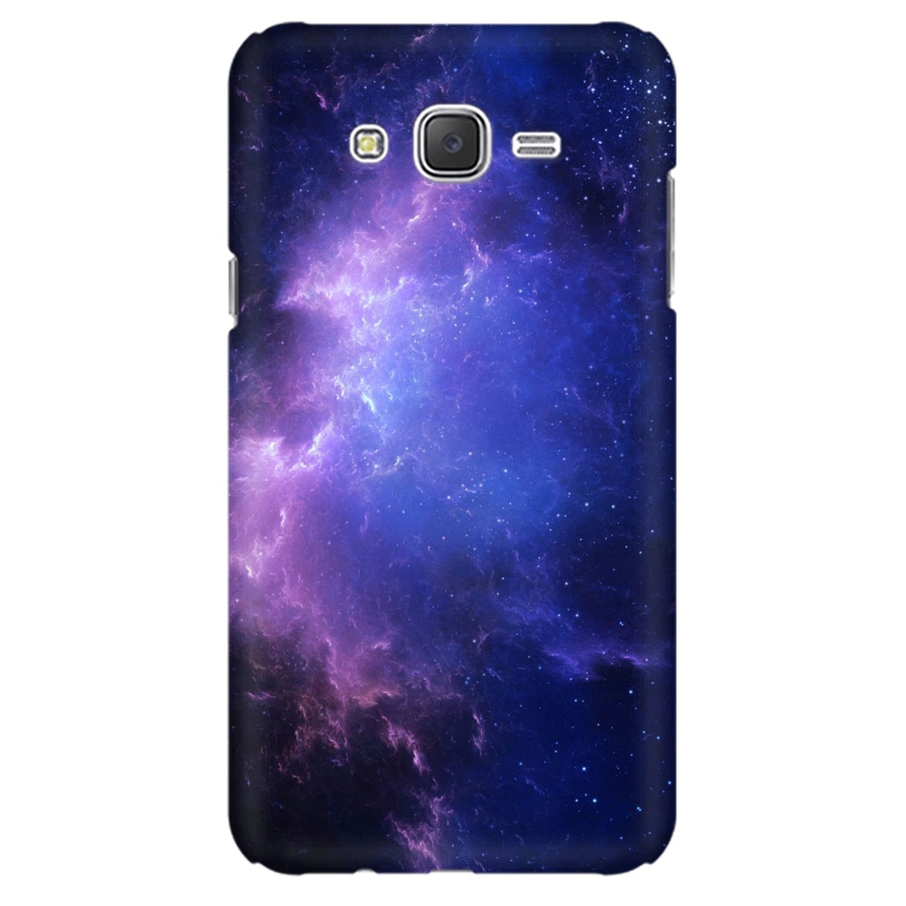 Husa silicon pentru Samsung Galaxy J1 Ace, Purple Space Nebula