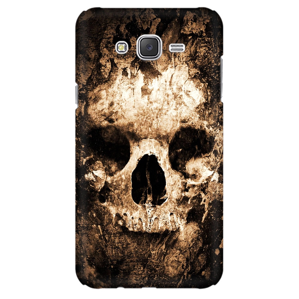 Husa silicon pentru Samsung Galaxy J1, Zombie Skull