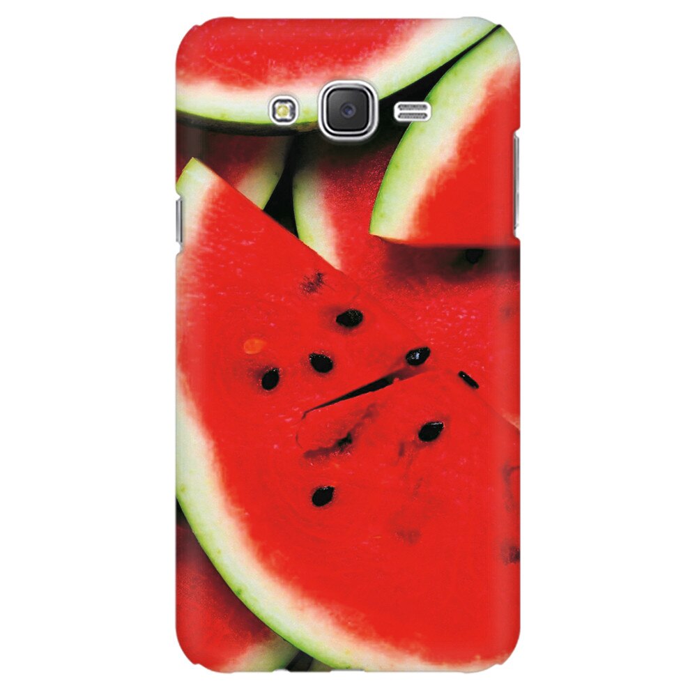 Husa silicon pentru Samsung Galaxy J1 Ace, S Of Watermelon Slice