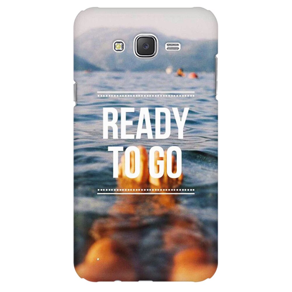 Husa silicon pentru Samsung Galaxy J1 Ace, Ready To Go Swimming