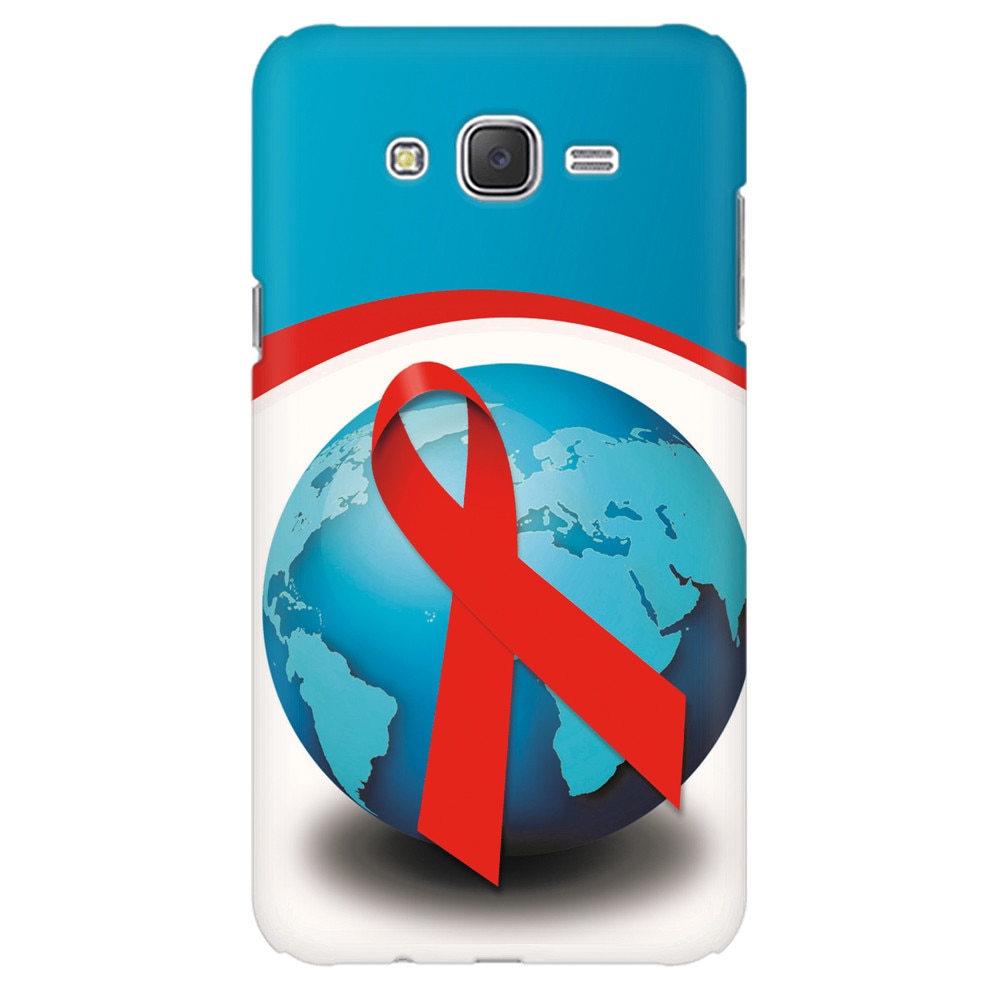 Husa silicon pentru Samsung Galaxy J1, World Aids Day