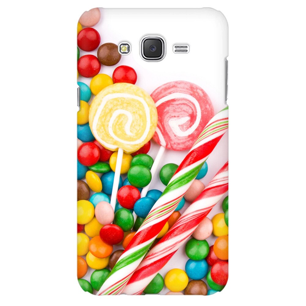 Husa silicon pentru Samsung Galaxy J1, Sweet Colorful Candy