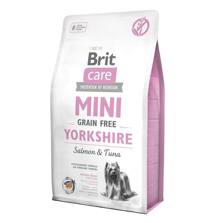 Hrana uscata pentru caini Brit Care, Grain Free, Yorkshire, 2 Kg
