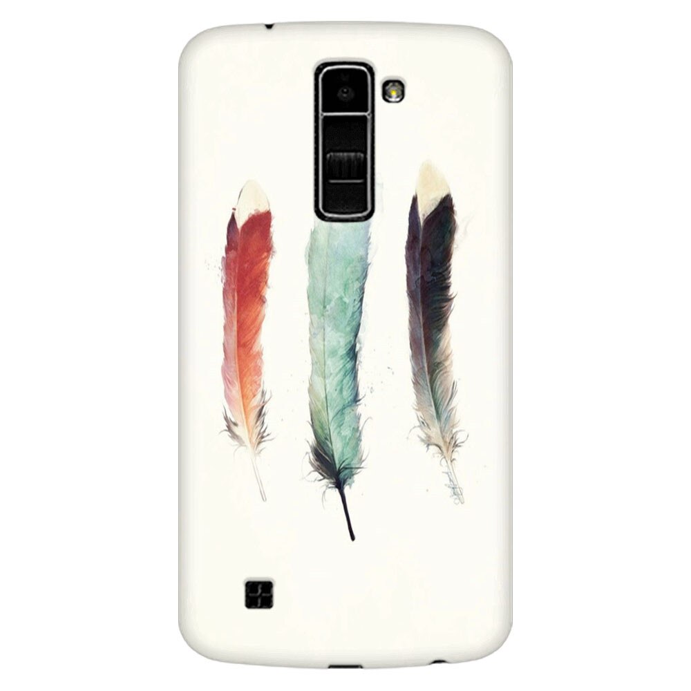 Husa silicon pentru LG K8, Three Feathers