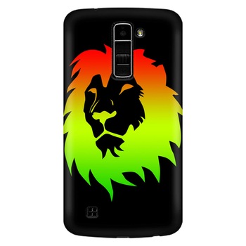 Husa silicon pentru LG K8, Rasta Color Lion Husa silicon pentru LG K8, Rasta Color Lion