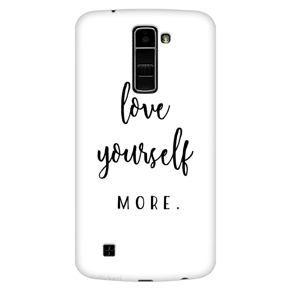 Husa silicon pentru LG K8, Love Yourself More