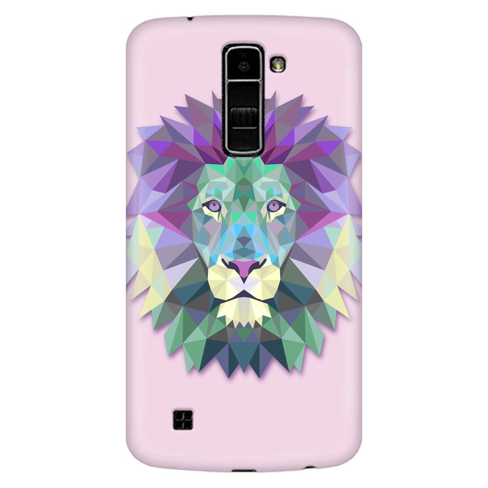 Husa silicon pentru LG K8, Polygon Lion