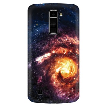 Husa silicon pentru LG K8, Spiral Galaxy Illustration Husa silicon pentru LG K8, Spiral Galaxy Illustration