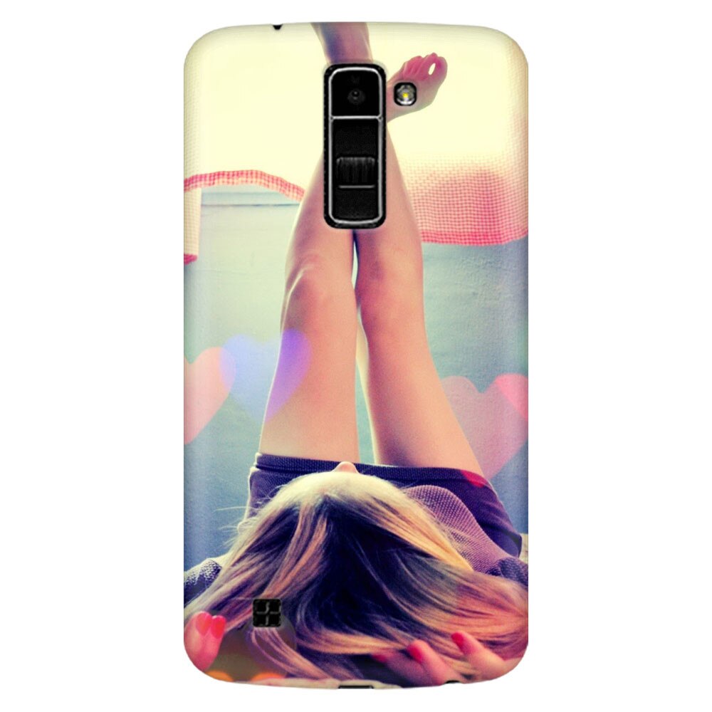Husa silicon pentru LG K8, Relax Girl