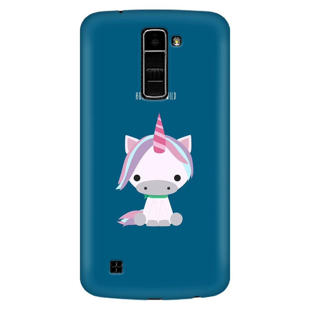Husa silicon pentru LG K8, Horn To Be Wild Cute Unicorn
