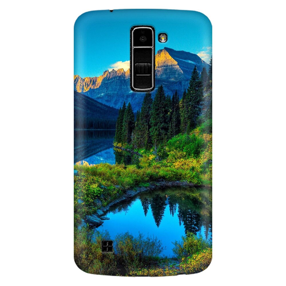 Husa silicon pentru LG K8, HDR Mountains Lake