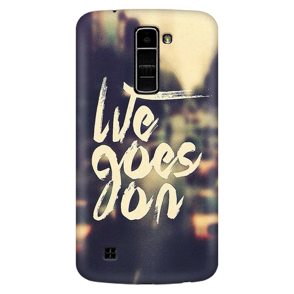 Husa silicon pentru LG K8, Life Goes On