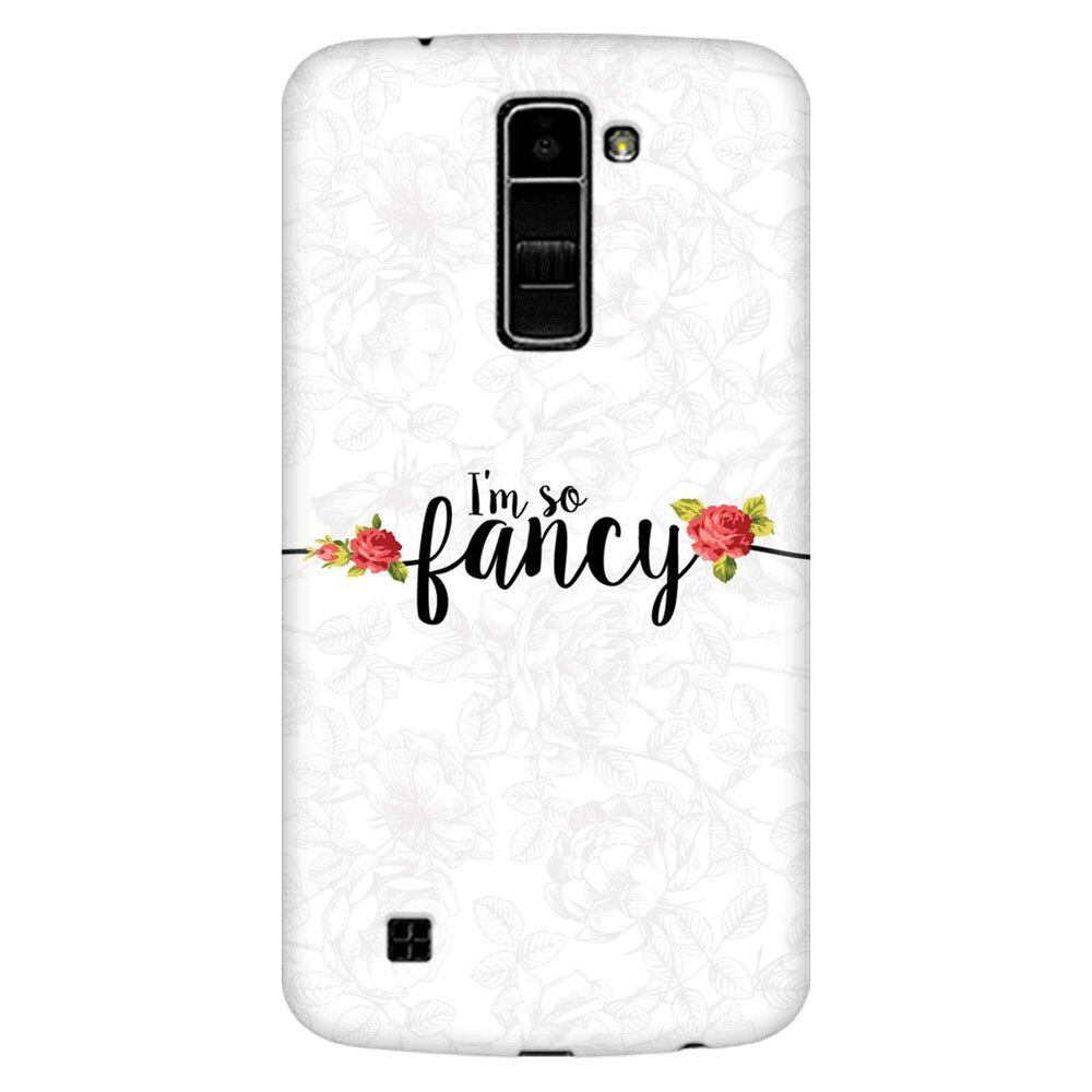 Husa silicon pentru LG K8, Im So Fancy Floral