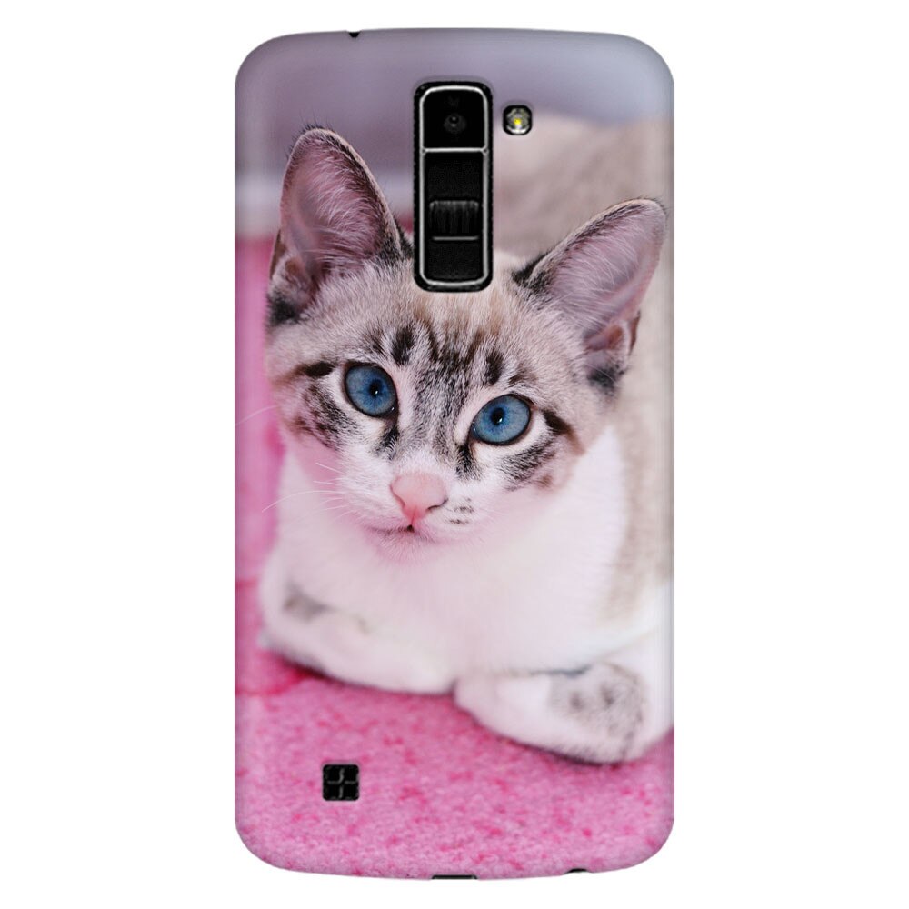 Husa silicon pentru LG K8, Siamese Kitty