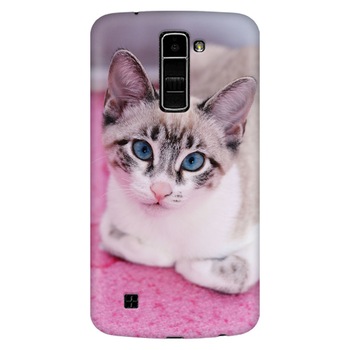 Husa silicon pentru LG K8, Siamese Kitty Husa silicon pentru LG K8, Siamese Kitty