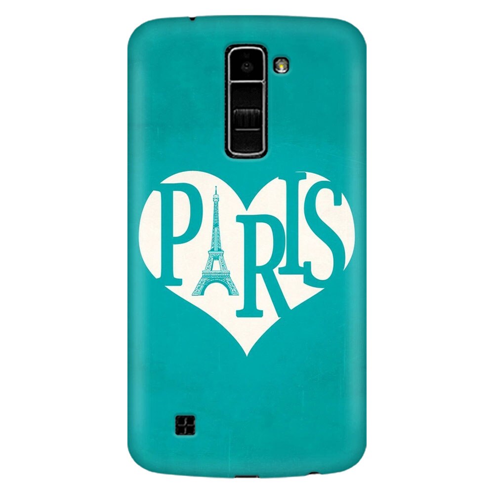 Husa silicon pentru LG K8, I Love Paris
