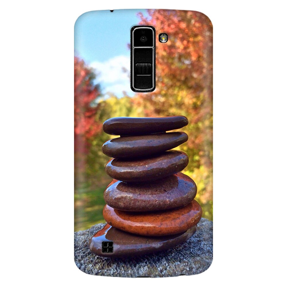 Husa silicon pentru LG K8, Stacking Stones