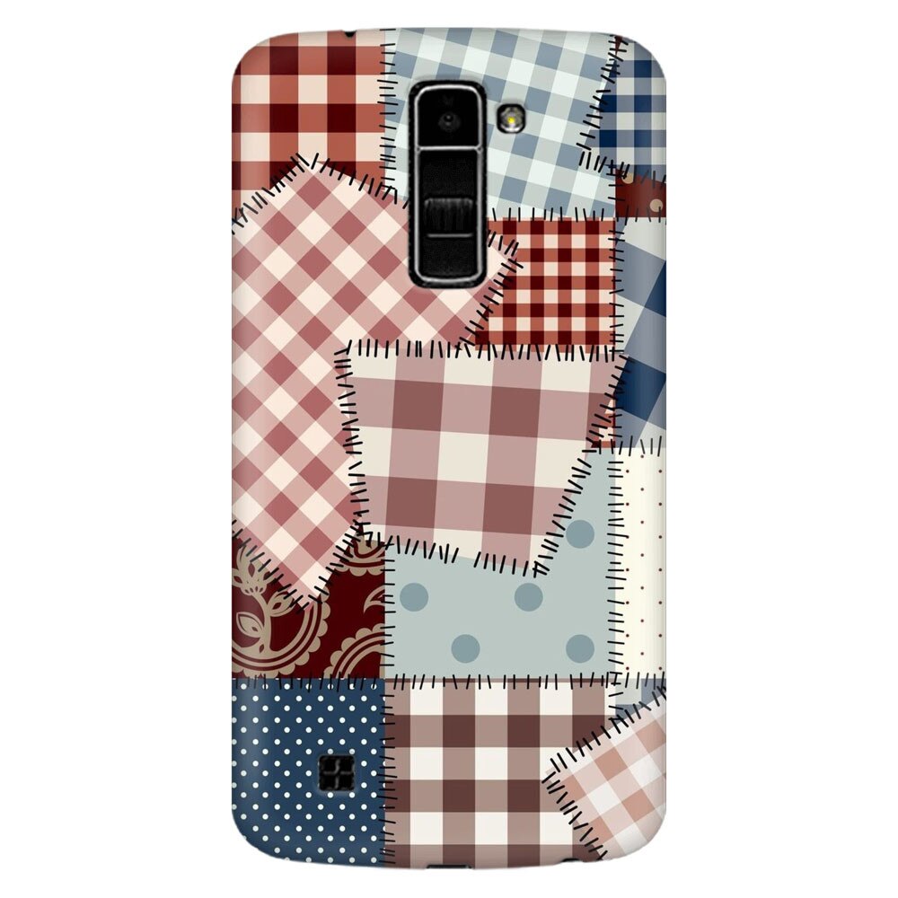 Husa silicon pentru LG K8, Patchwork Vector