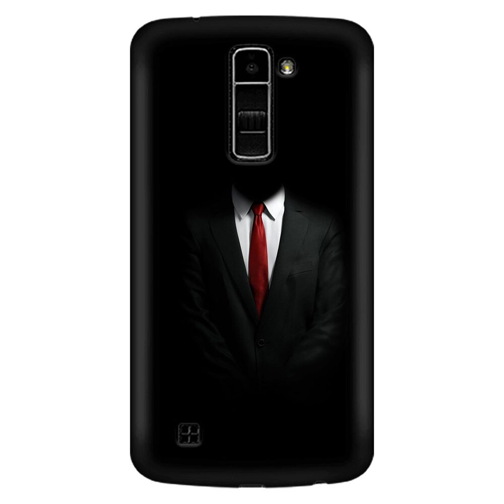 Husa silicon pentru LG K8, Mystery Man In Suit