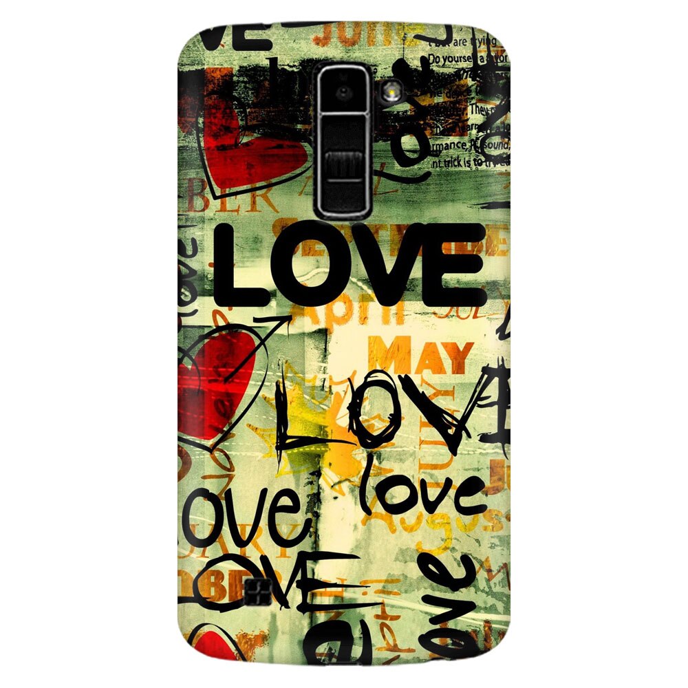 Husa silicon pentru LG K8, Love Artwork