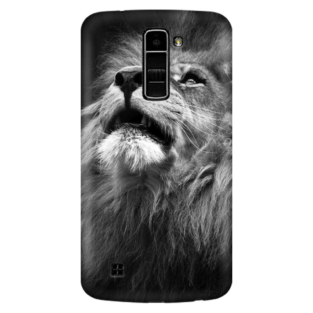 Husa silicon pentru LG K8, Majestic Lion Portrait
