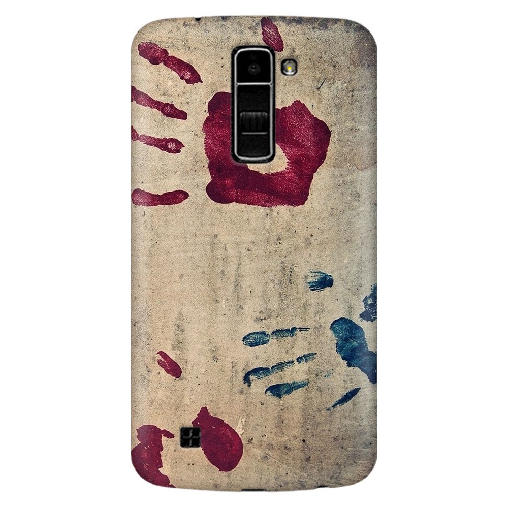 Husa silicon pentru LG K8, Handprints