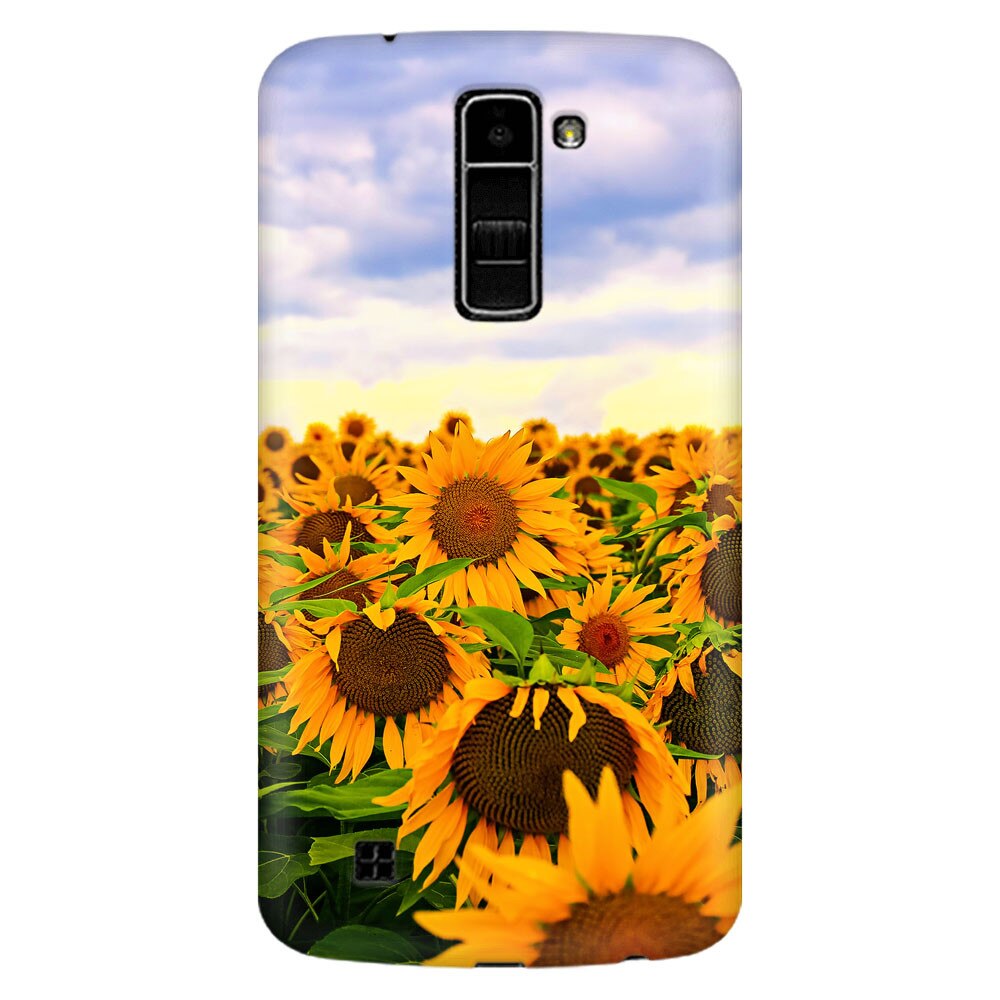 Husa silicon pentru LG K8, Sunflowers