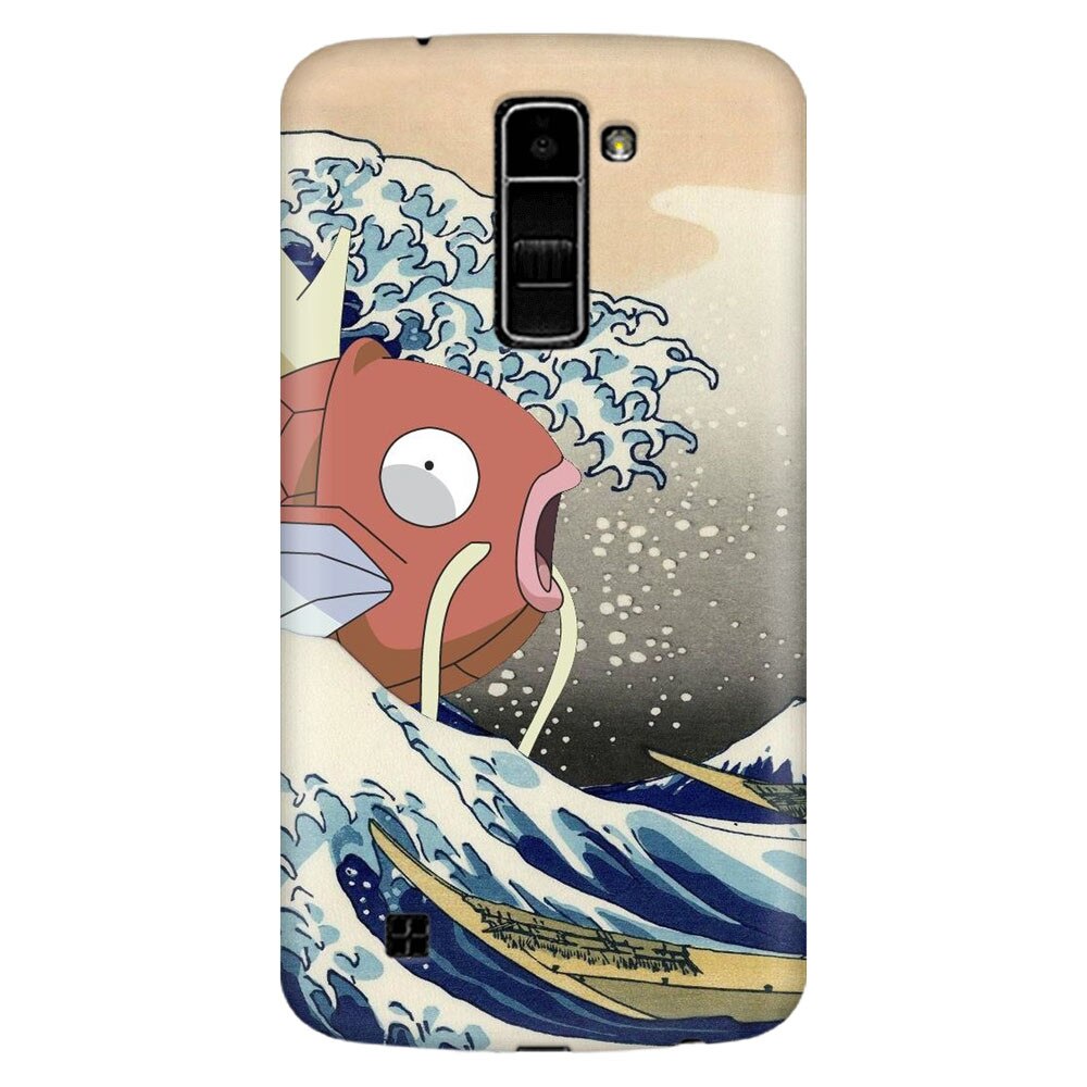 Husa silicon pentru LG K8, Great Wave Fish