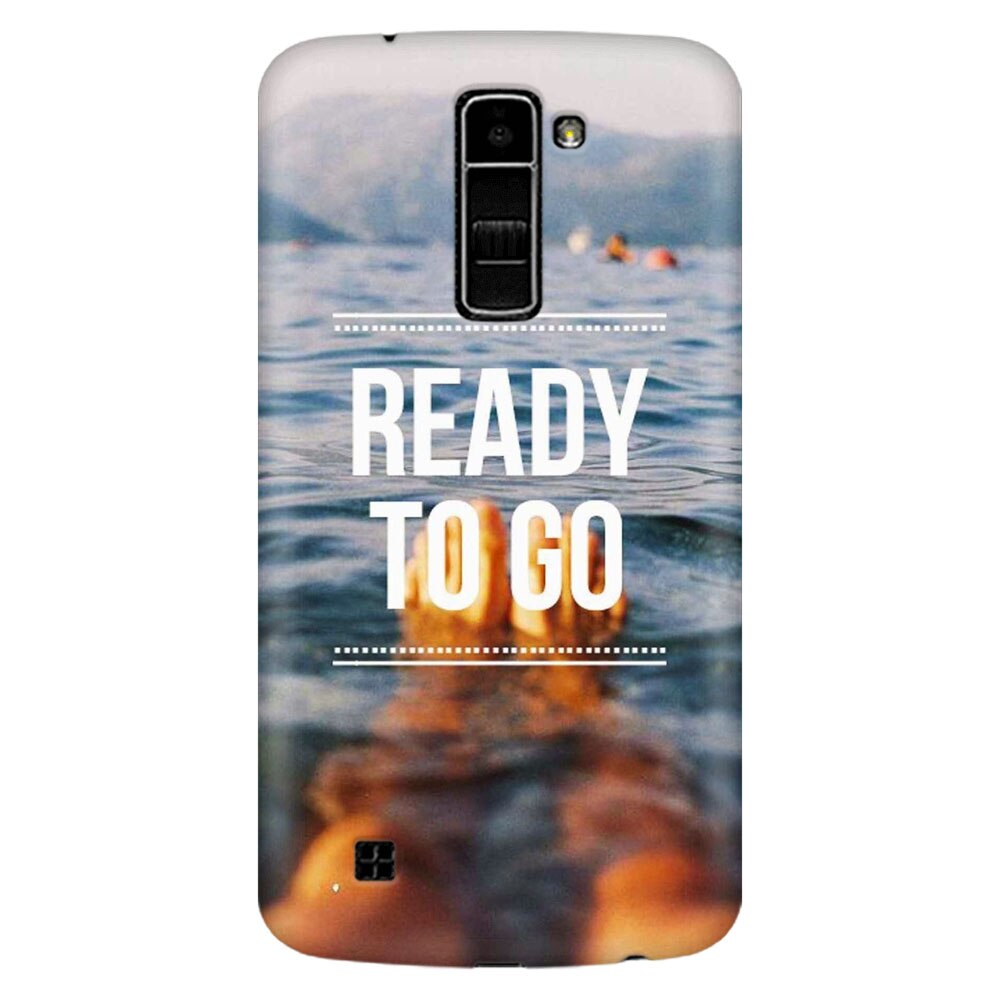 Husa silicon pentru LG K8, Ready To Go Swimming