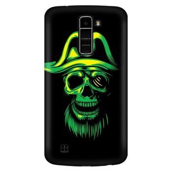 Husa silicon pentru LG K8, Pirate Skull Husa silicon pentru LG K8, Pirate Skull