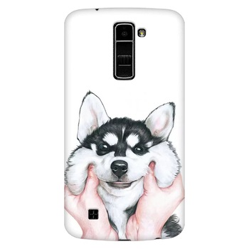Husa silicon pentru LG K8, Cute Dog. Husa silicon pentru LG K8, Cute Dog.