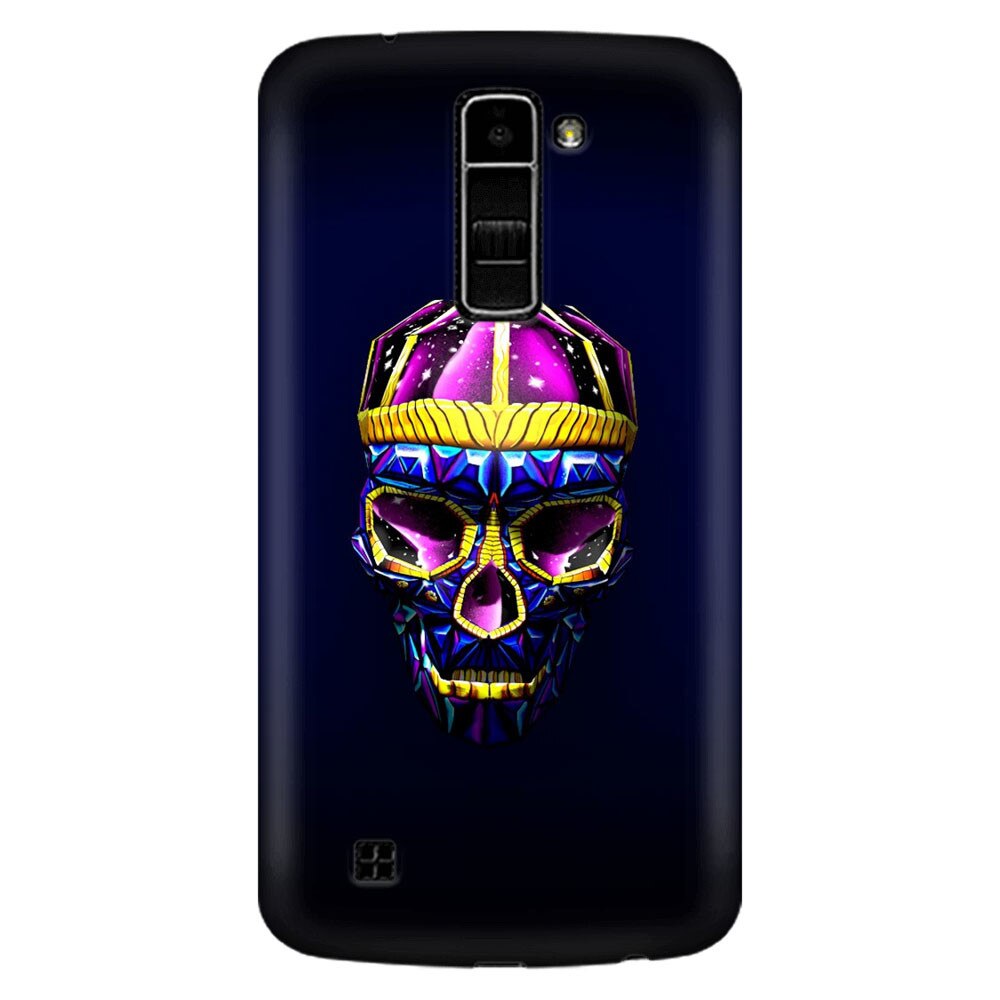 Husa silicon pentru LG K8, Colorfull Skull
