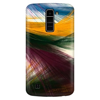 Husa silicon pentru LG K8, Colorful Peacock Feathers Husa silicon pentru LG K8, Colorful Peacock Feathers