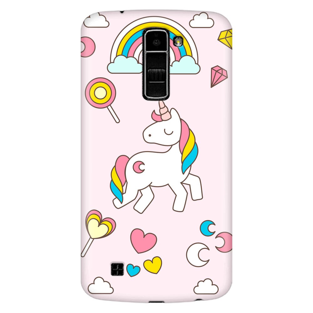 Husa silicon pentru LG K8, Cute Unicorn