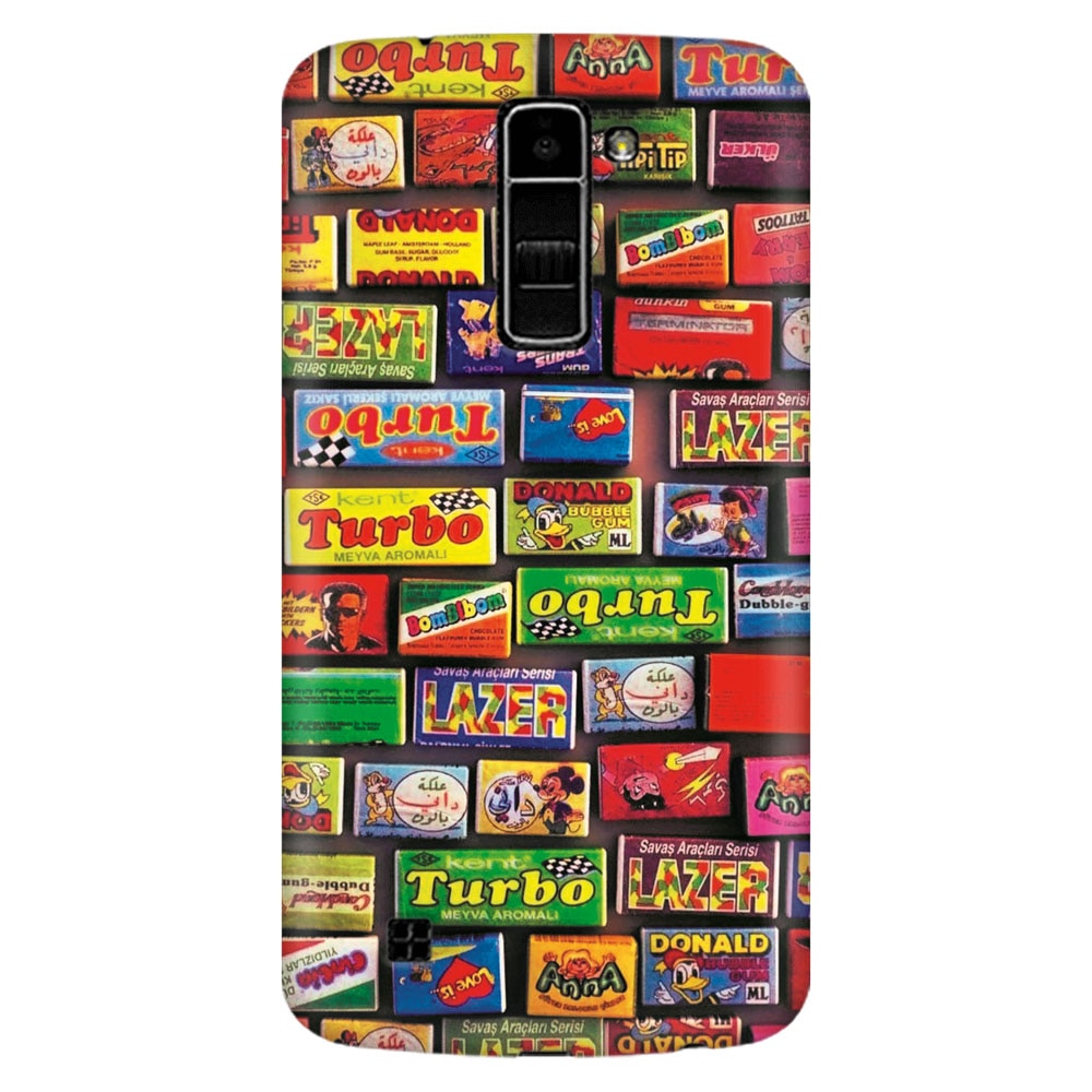 Husa silicon pentru LG K8, Chewing Gum Turbo