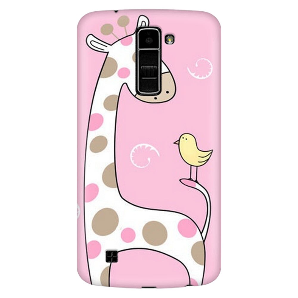 Husa silicon pentru LG K8, Cute Giraffe