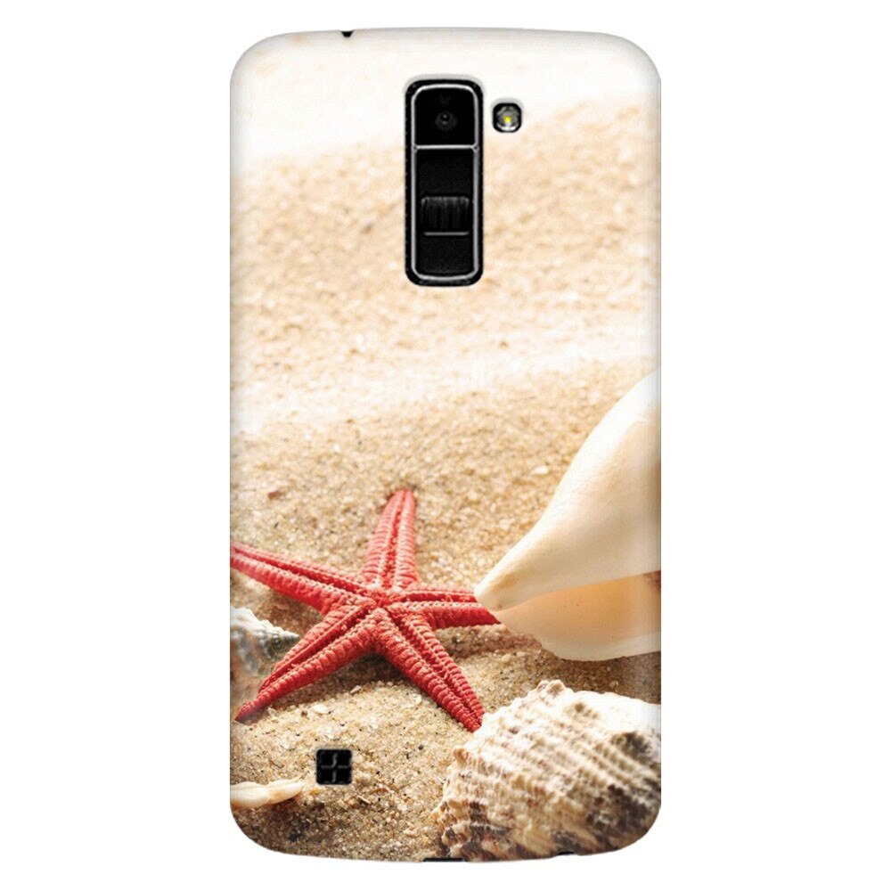 Husa silicon pentru LG K8, Beach Shells And Starfish