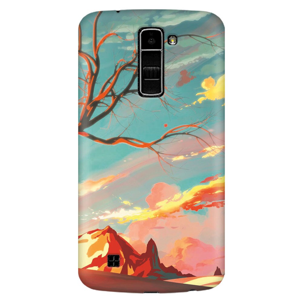 Husa silicon pentru LG K8, Artistic Landscape