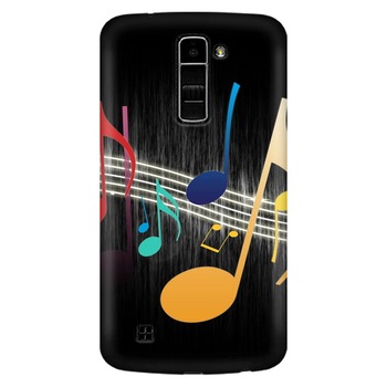 Husa silicon pentru LG K8, Colorful Music Husa silicon pentru LG K8, Colorful Music