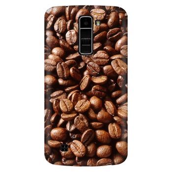 Husa silicon pentru LG K8, Coffee Beans Husa silicon pentru LG K8, Coffee Beans