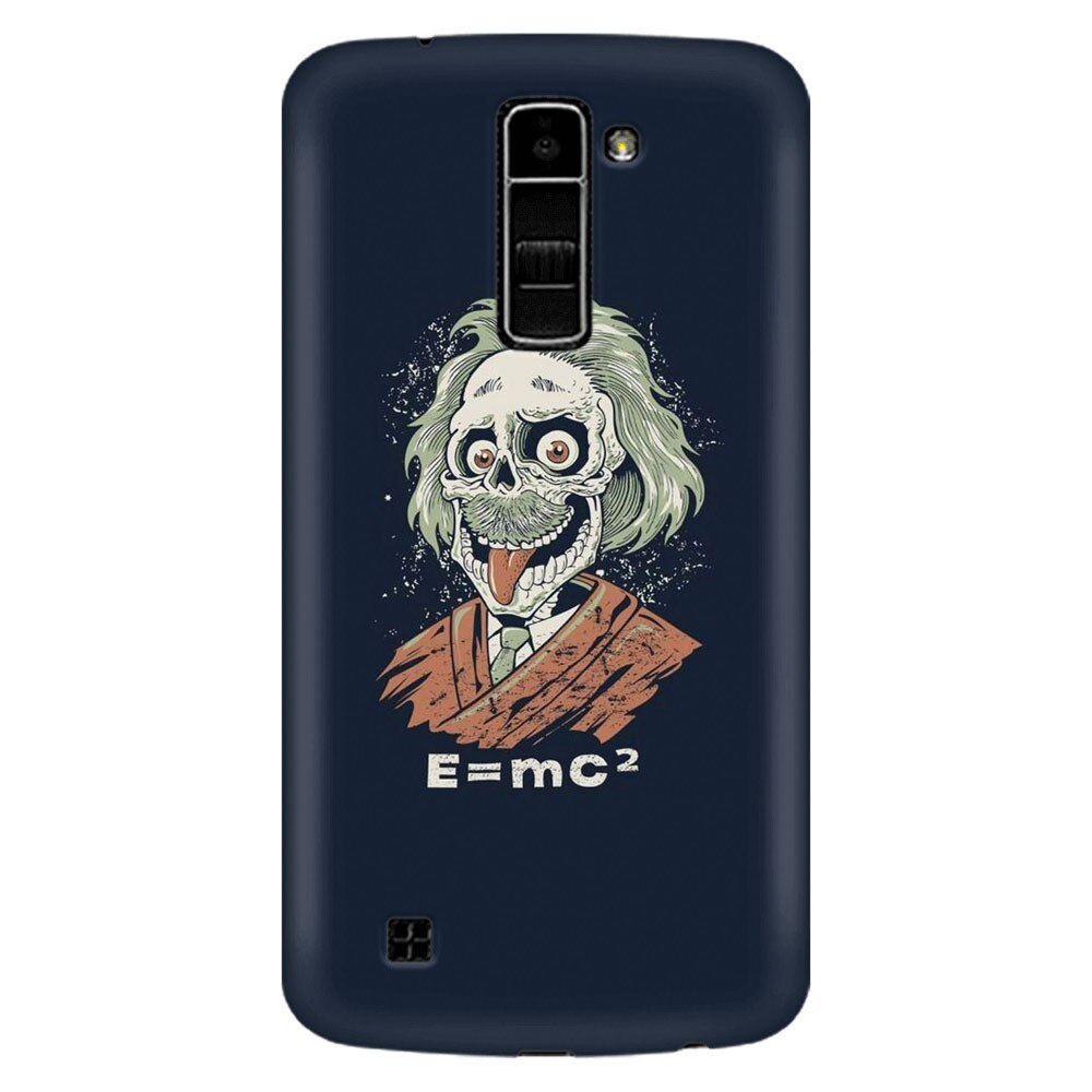 Husa silicon pentru LG K8, Albert Einstein Caricature