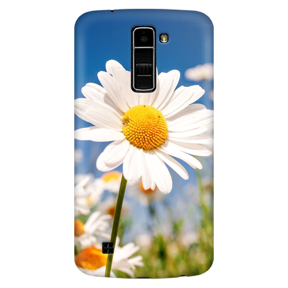 Husa silicon pentru LG K8, Daisies Field Flowers