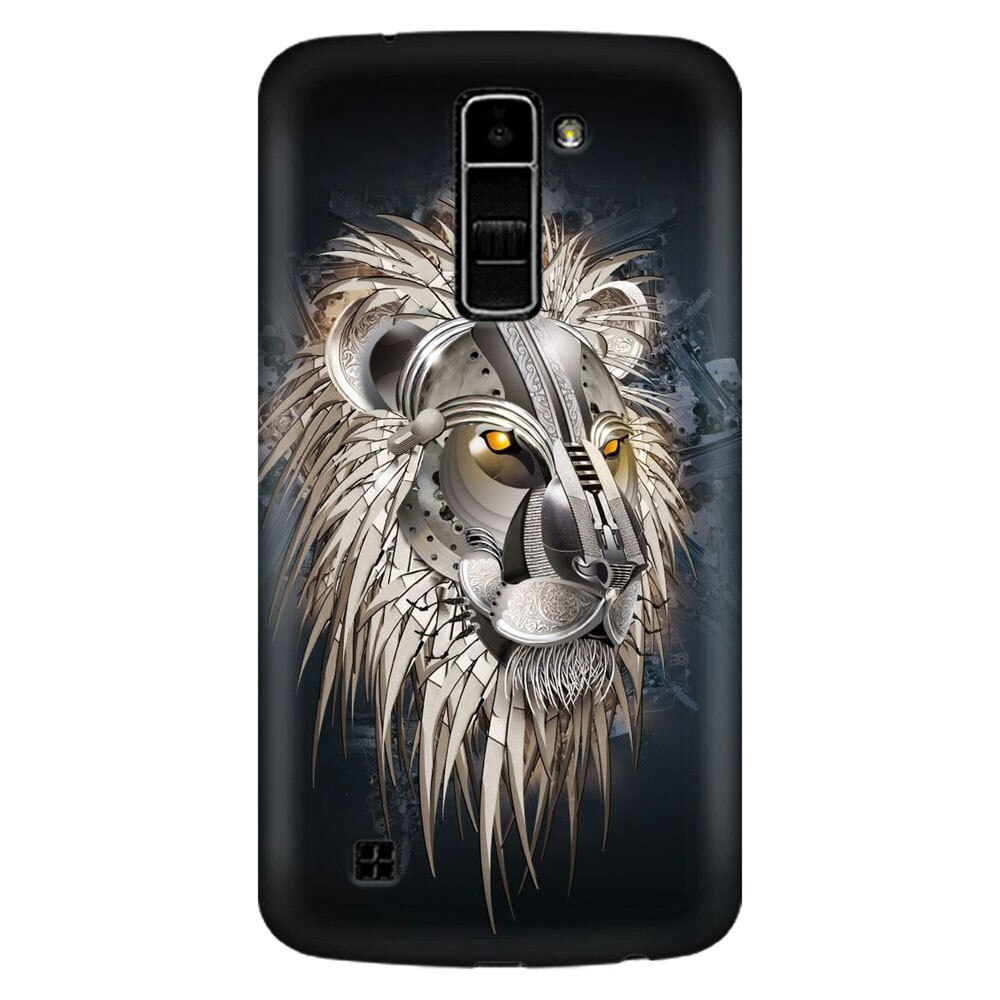 Husa silicon pentru LG K8, Abstract Lion 001