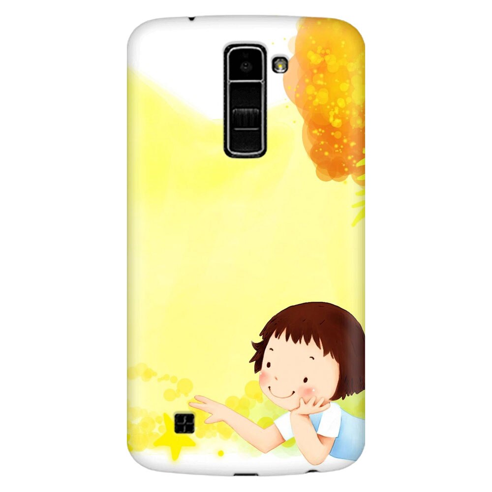 Husa silicon pentru LG K8, Child Autumn Paint Hd