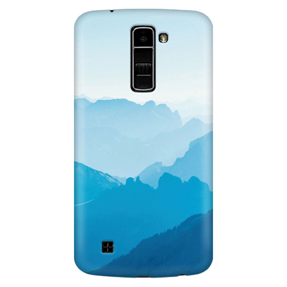 Husa silicon pentru LG K8, Blue Mountain Crests