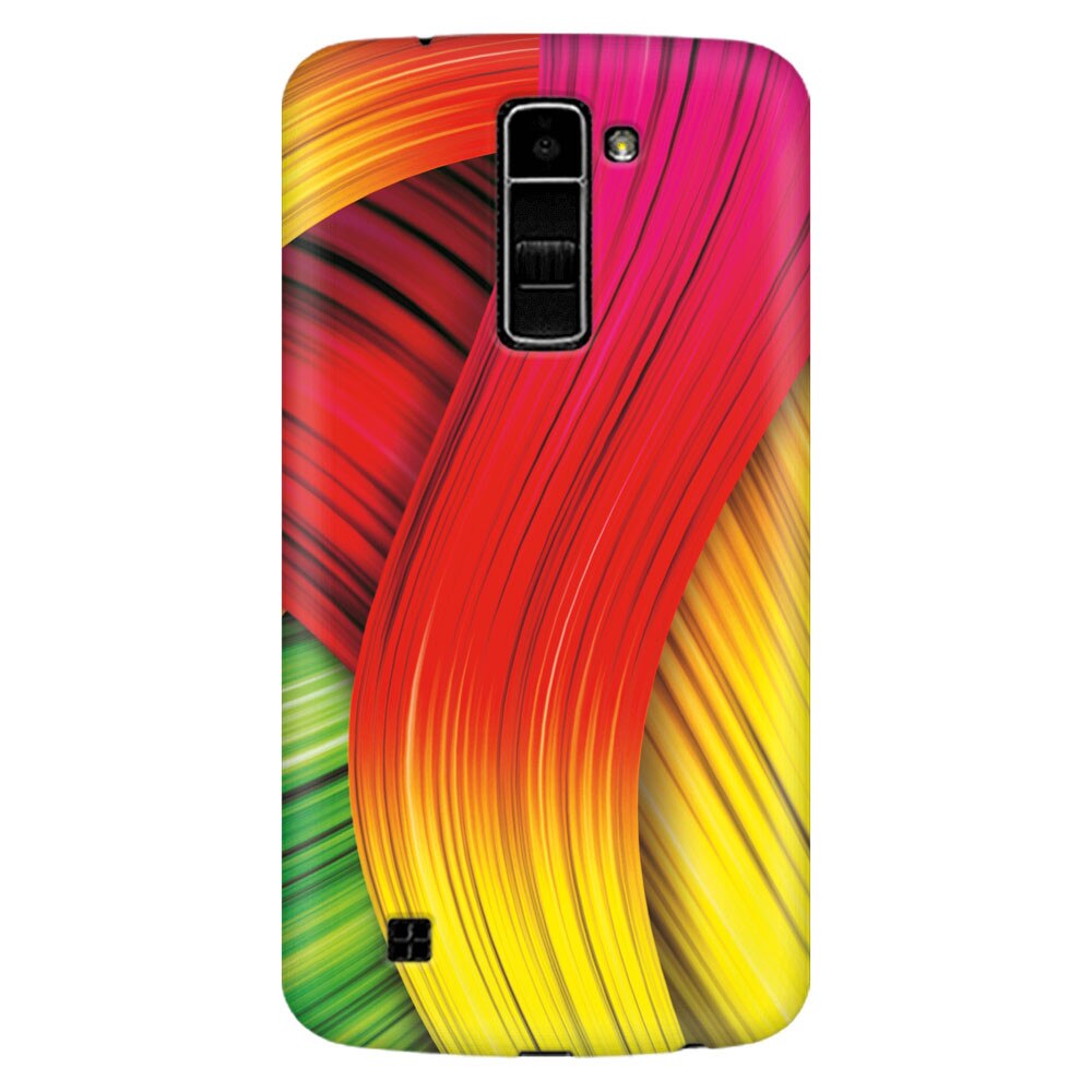 Husa silicon pentru LG K8, Colorful Abstract