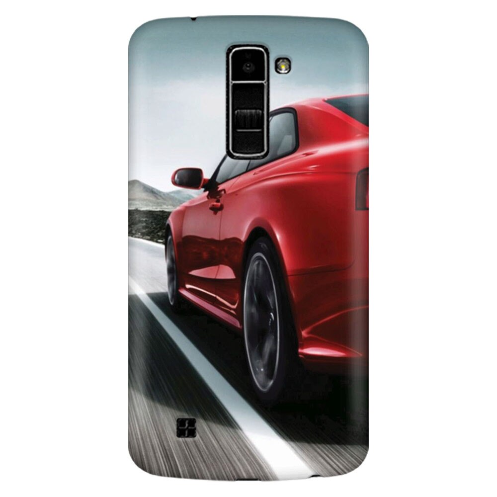 Husa silicon pentru LG K8, Car On Road