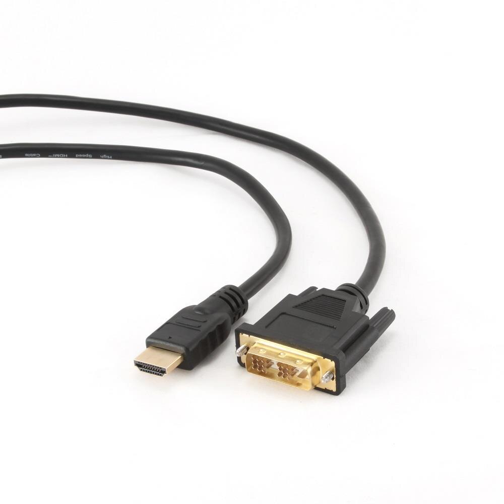 Pachet 2 buc x Cablu HDMI-DVI, 1.8 m,Gembird, single link, CC-HDMI-DVI-6