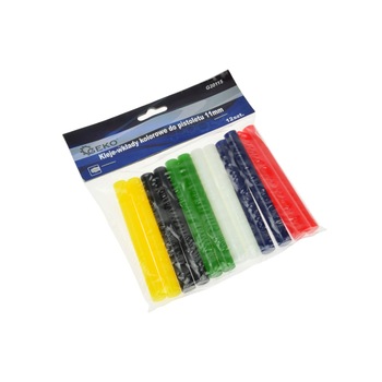 Baghete silicon colorate 11mm 12 piese, Geko G20115 Baghete silicon colorate 11mm 12 piese, Geko G20115